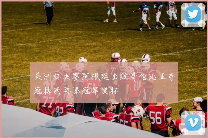 美洲杯决赛阿根廷击败哥伦比亚夺冠梅西再添冠军奖杯